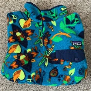 Rare Patagonia Animal Rainforest Insect Bug Synchilla Snap T Fleece